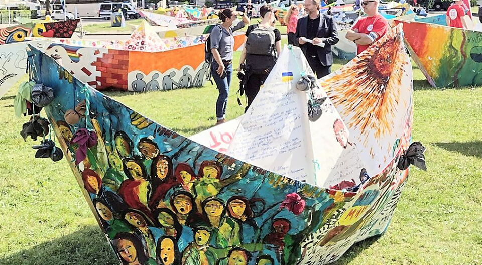 XXL-Bo(o)tschaften der Solidarität