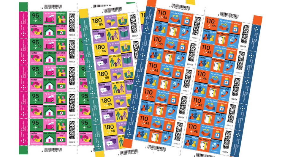 Porto mit Herz – Wohlfahrtsmarken 2025